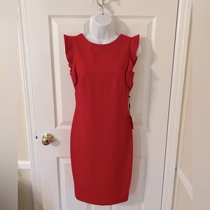 Calvin Klein - Red Dinner / Cocktail Dress - Size 2 - NWT